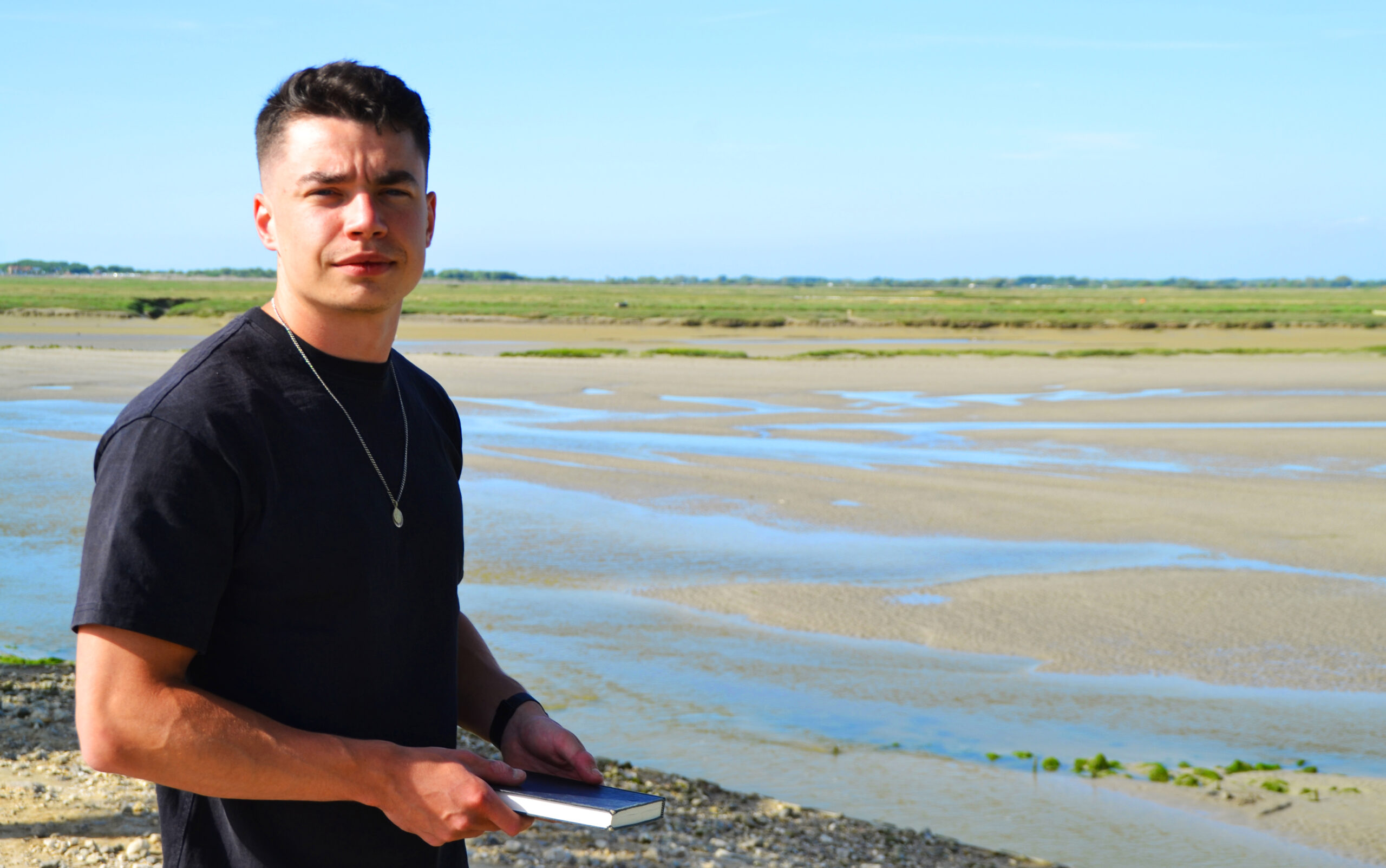 clément démaret face à la baie de somme