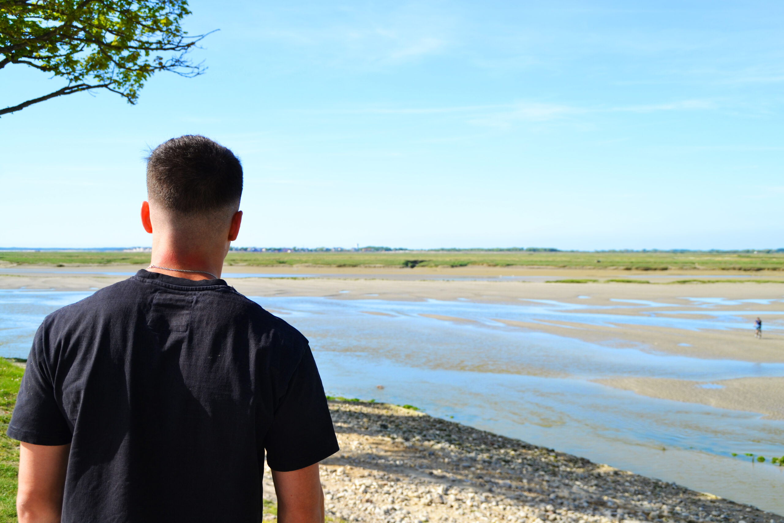 clément démaret face à la baie de somme